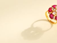 Nida Polki And Diamond Ring