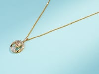 Samira Polki And Diamond Pendant