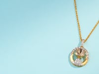 Samira Polki And Diamond Pendant