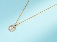 Swara Polki And Diamond Pendant