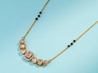 Isha Polki And Diamond Pendant