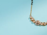Isha Polki And Diamond Pendant