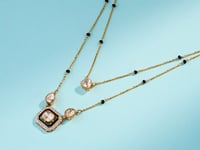 Roshni Polki And Diamond Pendant