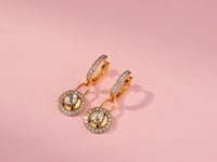 Leah Polki And Diamond Hoops