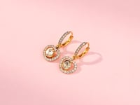 Natasha Polki And Diamond Hoops
