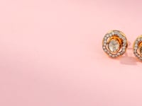 Rutika Polki And Diamond Tops
