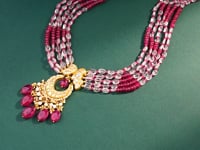 Ishaavi Polki Long Earrings