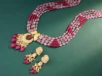 Ishaavi Polki Long Earrings