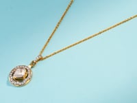 Madeline Polki And Diamond Necklace