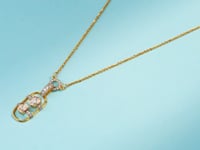 Neha Polki And Diamond Pendant