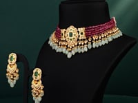 Rishika Polki Bead Choker