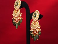 Ishanvi Polki Long Earrings