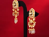 Inaaya Polki Long Earrings