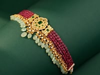 Rishika Polki Bead Choker