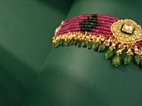 Ekta Polki Bead Choker