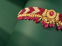 Rehana Polki Bead Choker