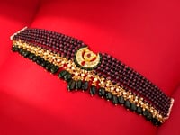 Lata Polki Bead Choker