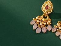 Tara Polki Long Earrings