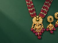 Rhea Polki Long Earrings