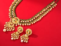Eshita Polki Long Earrings