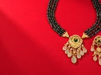 Sia Polki Long Earrings