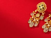 Devika Polki Long Earrings