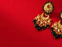 Nimra Polki Long Earrings