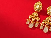 Falak Polki Long Earrings