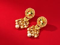 Eshita Polki Long Earrings
