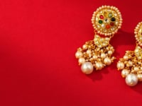 Eshita Polki Long Earrings