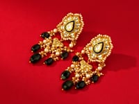 Vina Polki Long Earrings