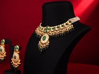 Dvisha Polki Long Earrings