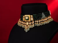 Preeti Polki Bead Choker