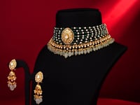 Falak Polki Long Earrings