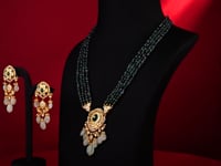 Sia Polki Long Earrings