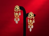 Sia Polki Long Earrings