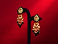 Nimra Polki Long Earrings