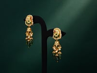 Zoya Polki Long Earrings