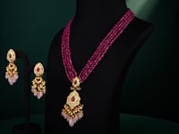 Tara Polki Long Earrings