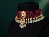 Shreya Polki Bead Choker