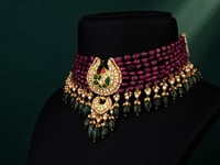Urmi Polki Bead Choker