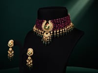 Zoya Polki Long Earrings