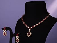 Jyoti Polki And Diamond Necklace