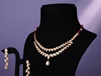 Firoza Polki And Diamond Necklace