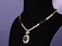 Ishaia Polki And Diamond Necklace