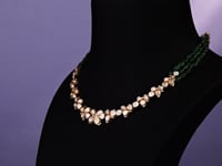 Fathima Polki And Diamond Necklace