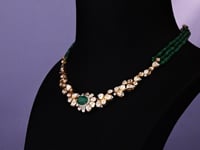 Farzana Polki And Diamond Necklace