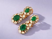 Anaya Polki And Diamond Long Earrings