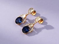 Tisya Polki And Diamond Long Earrings
