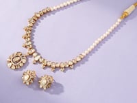 Bhavna Polki And Diamond Necklace
